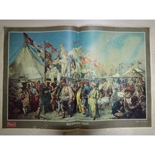 Plakperest Bayram Yerik-Prezıosı 1875 Yılı Çizimi- Hayat Dergisi Orta SAYFASI-34X50 cm Boyutlarında