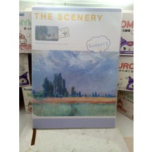Mikasso Şehir ve Manzara Temalı Şeffaf Mat Kılıflı Defter Hediyelik Notebook Ajanda Büyük Boy Okul Defterler