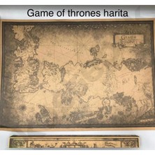 Mikasso Game Of Thrones - Westeros Haritası Sert Çizgili Belirtilmemiş Belirtilmemiş Metalik Belirtilmemiş A