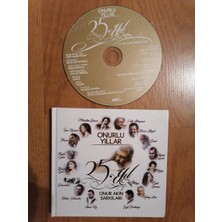 Plakperest Onurlu Yıllar - Onur Akın Şarkıları - 2013 Türkiye  Basım - CD Albüm