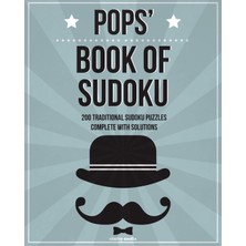 Belirtilmemiş Pops' Book Of Sudoku: 200 Traditional Sudoku Puzzles In Easy, Medium & Hard