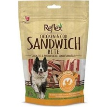 Reflex Tavuk ve Morina Balıklı Sandviç Köpek Ödül Maması 80 Gr İçerik: Tavuk Eti ve Sebze Gliserini