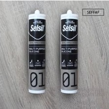 Selsil Silikon Şeffaf 280GR 2 Adet