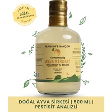 Fermente Bahçem Doğal Ayva Sirkesi 500 ml (PESTİSİT ANALİZLİ)