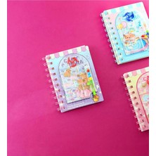 Mikasso Capybara Oyun Kapaklı Spiralli Çizgili Defter Sert Düz Orta Boy Mor Okul Defterleri Belirtilmemiş A5