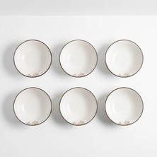 Qua Home Nash Desenli 6'lı Kase 16 cm