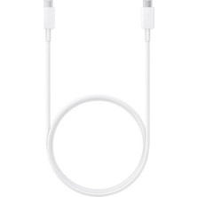 Belirtilmemiş Usb-C - Usb-C 45WATT Pd Type-C Pd/qc Hızlı Şarj/data Kablosu Beyaz Hızlı Şarj & Data Kablosu,1metre