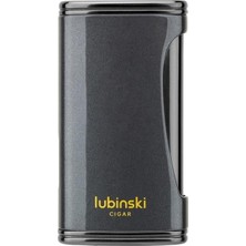 Lubinski Yeni Seri Dahili Delicili Yaprak Alev Puro Çakmağı Silver LB-199