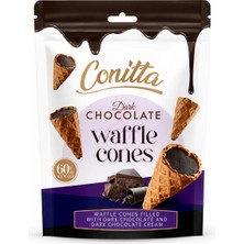 Conitta Bitter Çikolatalı Gofret 80 Gr. (1 Paket)