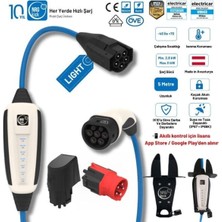 Nrgkick Sabit Basic Set Light 16A 11KW 5 Metre Monofaze & Trifaze Duvar Askı Aparatlı