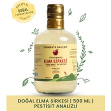 Fermente Bahçem Doğal Elma Sirkesi 500 ml (PESTİSİT ANALİZLİ)