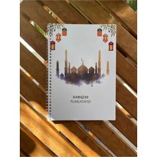 Mikasso Çocuklar Için Etiketli Günlük Ramazan Planlayıcısı Kişiselleştirebilir Sert Spiralli Çizgili 40 Yapr