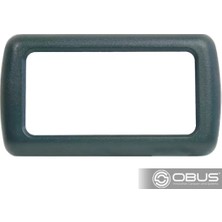 Obus Karavan Anahtar -Priz  Çerçevesi Cbe MAC2NL 2 Soft Kare Çiftli Çerçeve