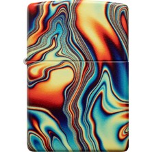 Zippo Glow In The Dark Colorful Swirl Pattern Çakmak