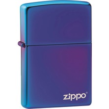 Zippo High Polish Indigo Çakmak Rüzgar Geçirmez Metalik Tasarım ile Şık ve Dayanıklı Aksesuar