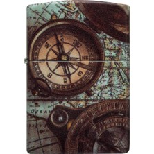 Zippo Compass Design Benzinli Çakmak
