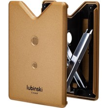 Lubinski New Design Katlanır Slim Delicili Puro Sehpası Gold