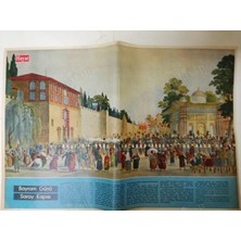 Plakperest Mellıng-Bayram Günü Saray Kapısı Gravür POSTERİ-34X50 cm Boyutlarında
