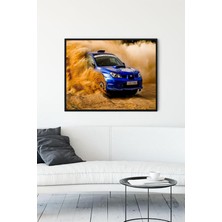 Belirtilmemiş Postermanya (PSTER13063) Rally Araba Çerçeveli Tablo (40X50CM)