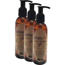 Kentex Rekze Adam&eerkeklere Kadınlara Özel Çikolata Aromalı Masaj Yağı Pure Edible Chocolate Flavor Massage Oil 125ML 3 Adet