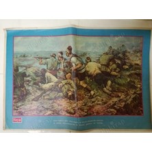 Plakperest Sami Yetik-Istiklal Savaşı Ilk Direniş Tablo Posteri 34X50 cm Boyutlarında