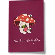 Mikasso Umudunu Asla Kaybetme A6 Çizgili Mini Defter Not Defteri Karton Düz Çizgili Küçük Boy Çok Renkli Not