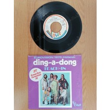 Plakperest Teach In - Dıng A Dong - 1975 Fransa Basım 45 Lik Plak
