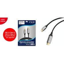 Inca Itch-02tx Type C To Hdmı 4k Altın Uçlu Kablo 2 metre