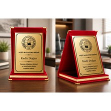Kişiye Özel Kadife Plaket
