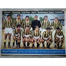 Plakperest 1967 Malatyaspor  Futbol Takımı  Hayat Dergisi Orta Boy  Poster  24X16 cm