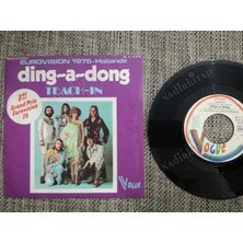 Plakperest Teach In - Dıng A Dong - 1975 Fransa Basım 45 Lik Plak