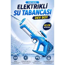 Brother Toys Büyük Boy Otomatik Atış Yapan Elektrikli 12 Metre Menzil Su Tabancası