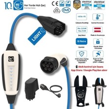 Nrgkick Sabit Başlangıç Set Light 16A 11KW 10 Metre  Monofaze & Trifaze Duvar Askı Aparatlı