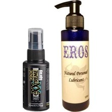 Kentex Eros Hintohu Kadınlara Erkeklere Özel Ferahlatıcı Sprey 50 ml + Eros 125 ml Lubricant Gel