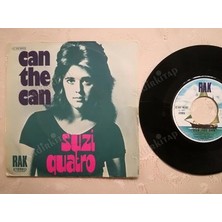 Plakperest Suzı Quatro - Can The Can - 1973 Fransa Basım 45 Lik Plak