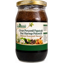 Dr. Devalı Civan Perçemli Papatyalı Dut ve Harnup Pekmezli Bitkisel Karışımlı Macun 420 gr