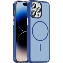 Roketcim iPhone 14 Pro Max Kılıf M-Safe Şarj Özellikli Lora Pc Kapak