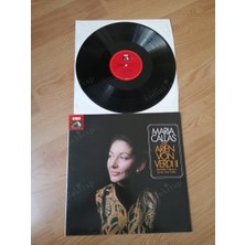 Plakperest Marıa Callas -Sıngs Verdı Arıas Iı - 1959 Almanya  Basım Lp Albüm