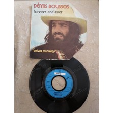 Plakperest Demıs Roussos -  Forever And Ever - 1973 Fransa Basım 45 Lik Plak - Kapağı Kesik Lütfen Resme Bakınız