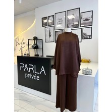 Otto Desigen Omuzdan Düğmeli Pantolonlu Tunik Takım
