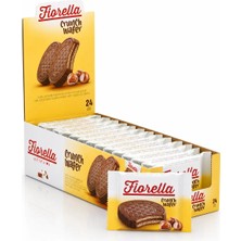 Elvan Fiorella Crunch Çikolatalı Gofret 20  gr 24'lü (1 Paket)
