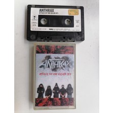 Plakperest Anthrax - Attack Of The Kıller B’s - 1991 Türkiye Basım - Kaset Albüm