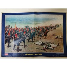 Plakperest Fausto Zanaro-Dömeke Savaşı Tablo Posteri 34X50 cm Boyutlarında