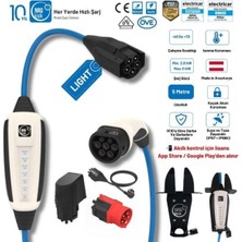 Nrgkick Sabit Standart Set Light 16A 11KW 5 Metre Monofaze & Trifaze Duvar Askı Aparatı