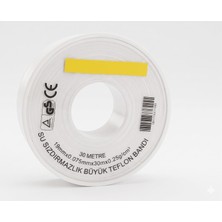 Belirtilmemiş Genel Büyük Teflon Bant, Siyah, Plastik, 30 Metre, 10 Adet, Kanca Ilmek Bağlantı Elemanı