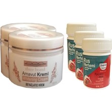 Kentex Three Brand Vücut Kremi 100 ml Arnavut Kremi 2 Adet + Rus Merhemi 50 ml 3 Adet