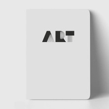 Mikasso Art Tipografi Defter Çizgisiz Çizgisiz Beyaz A5