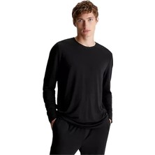 Calvin Klein Erkek Siyah Calvin Klein L/s Sweatshırt, Ub1 Siyah Erkek Sweatshirt