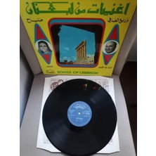 Plakperest Sabah , Wadi’ El.safi - Songs Of Lebanon - 1974 Lübnan Kayıt Yunanistan Basım Albüm - 33 Lük Lp Plak