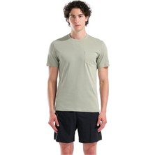 M Arena Pocket Back Prınt T-Shırt - Jade